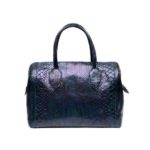 EZE BOWLER PYTHON SKIN TOTE